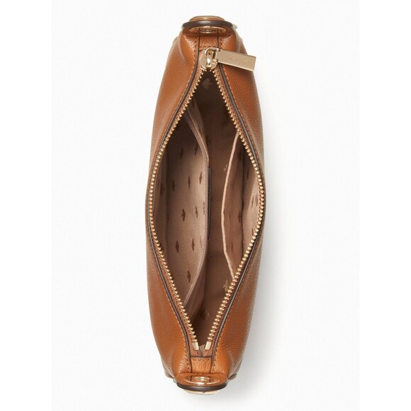 New Kate Spade Rosie Small Crossbody Pebbled Leather Warm Gingerbread - Picture 4 of 5